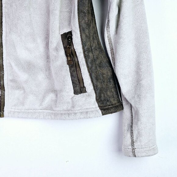 Kuhl Women's Advokat Full-Zip Fleece Sweater, Jacket, Stone, Sz L - Picture 4 of 8